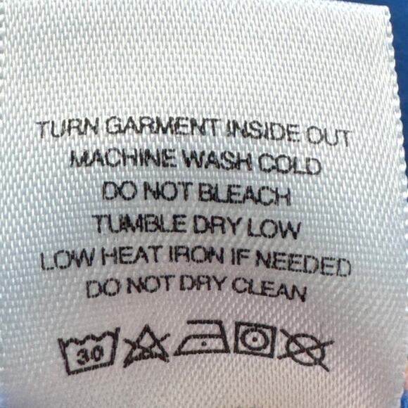 Figs Catarina One Pocket Scrub Top Royal Blue Size Small (FLAW) Healthcare - Picture 8 of 8